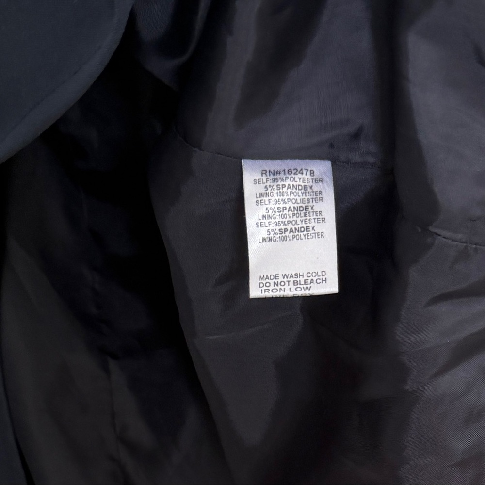 Bobbles & Lace Navy Belted Jacket - Picture 7 of 7